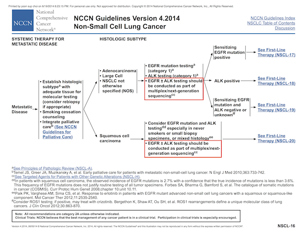 NCCN lung cancer